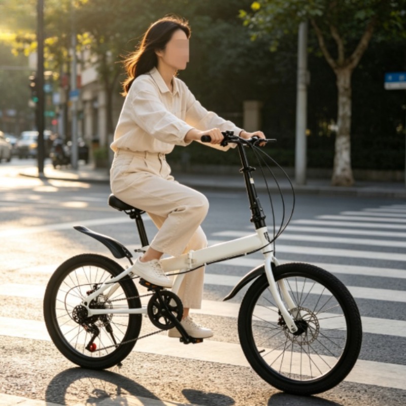 Cycling In City - Bicicleta Dobrável de 20 Polegadas para