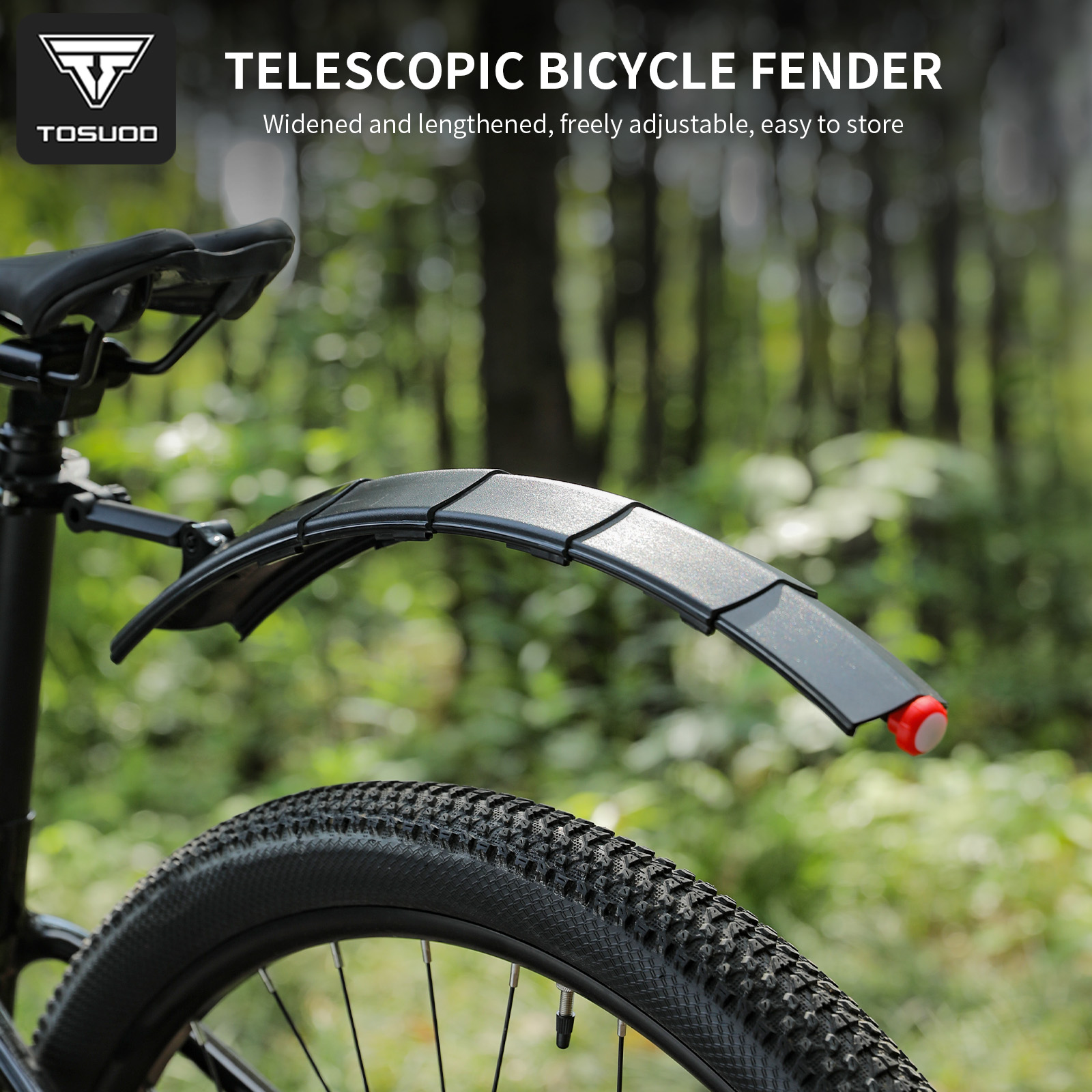 Fender Mudguard Set - Conjunto de Para-lamas Ajustáveis TOSUOD para