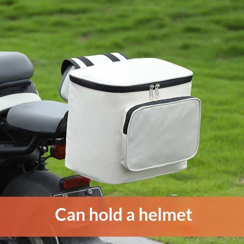 Commute Cycling Helmet - Bolsa de armazenamento traseira para bicicleta