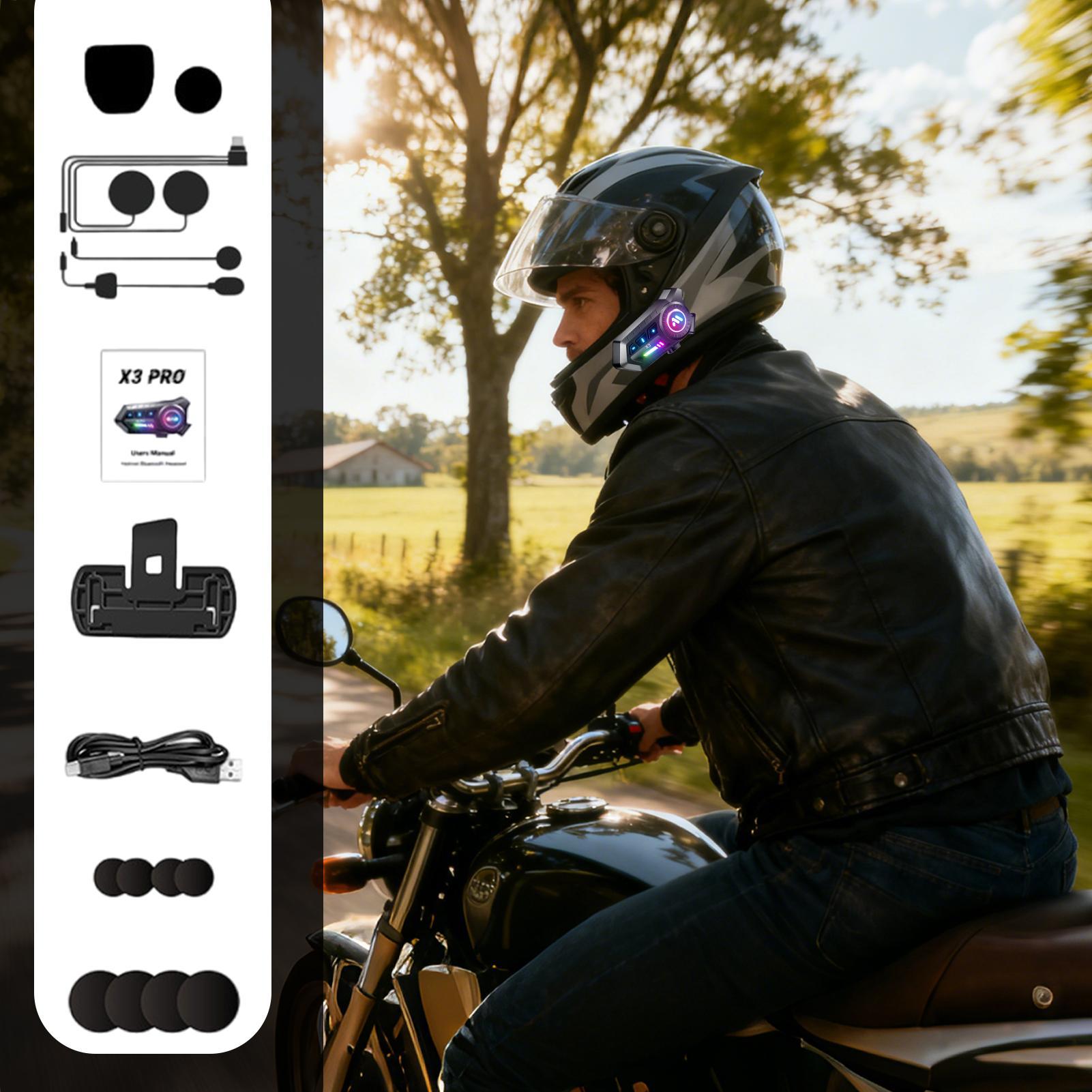 Commute Cycling Helmet - Fones de ouvido para motocicleta, sem