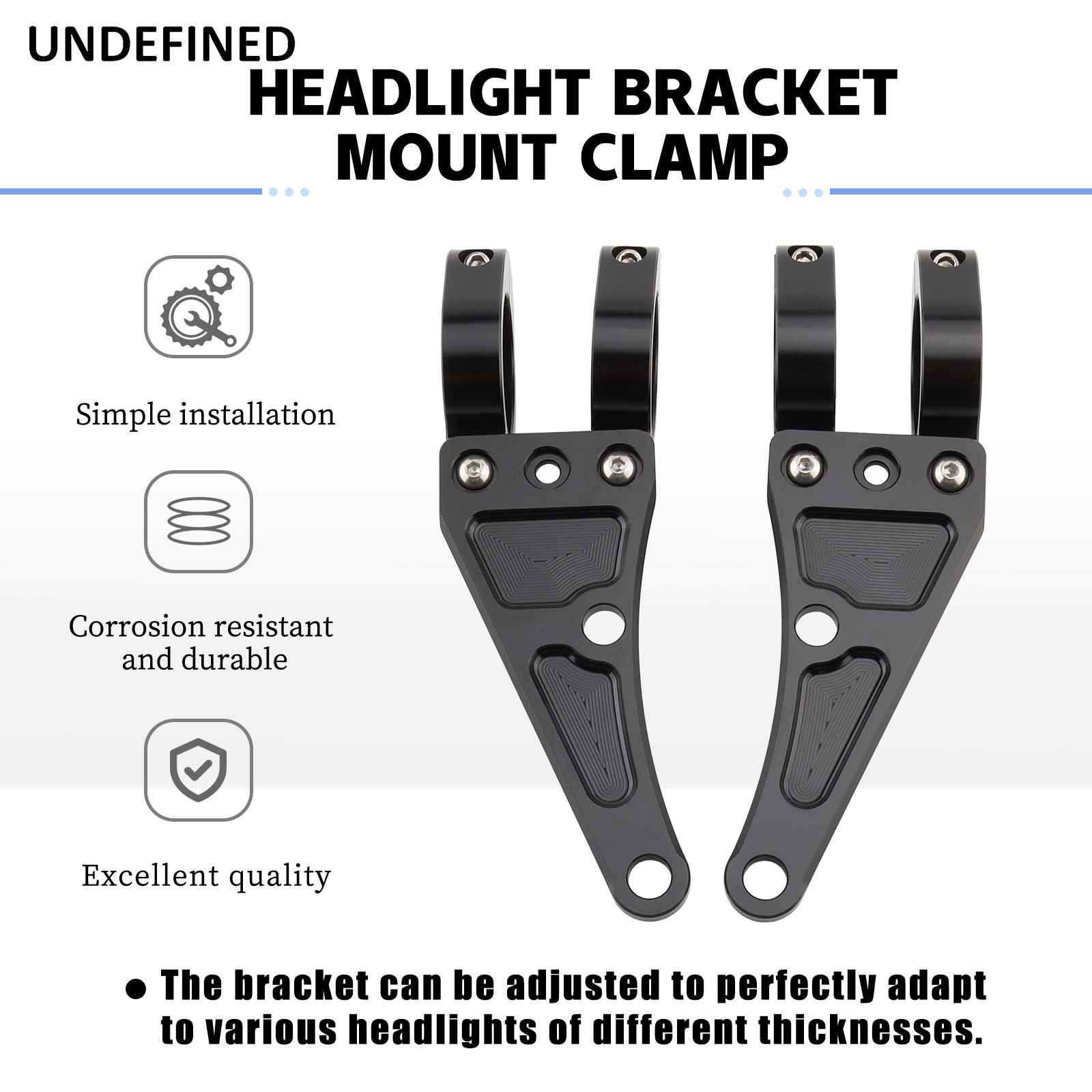 Universal Headlight Bracket Mo - Cycling In City avaliação e preço