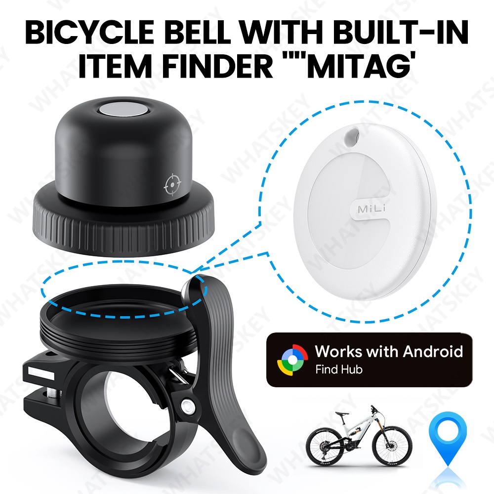 Sino de Bicicleta Pequeno com  - Bell Handlebar Ring avaliação e preço
