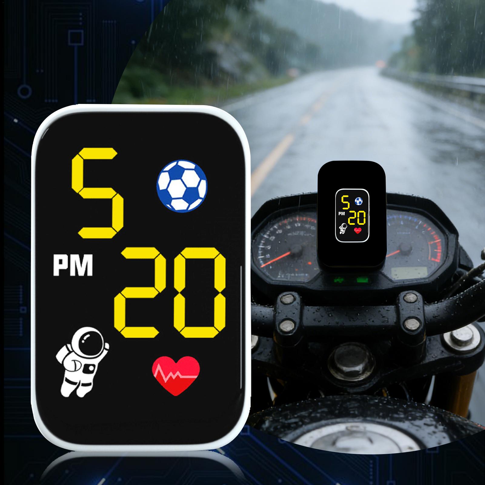 Relógio Digital Mini para Moto - Cycling In City avaliação e preço