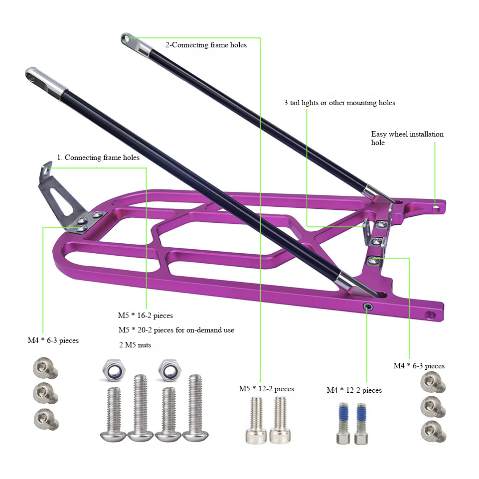 Suporte Traseiro de Alumínio p - Cargo Rack Aluminum avaliação e preço