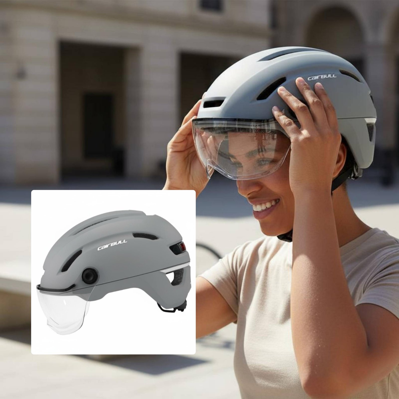 Capacete para Bicicleta Elétri - Commute Cycling Helmet avaliação e preço