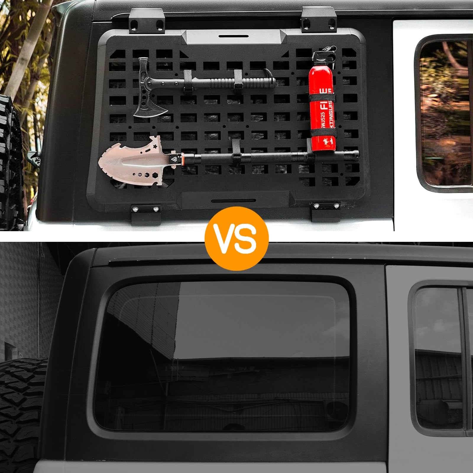 Painel Molle para Janela Trase - Cargo Rack Aluminum avaliação e preço