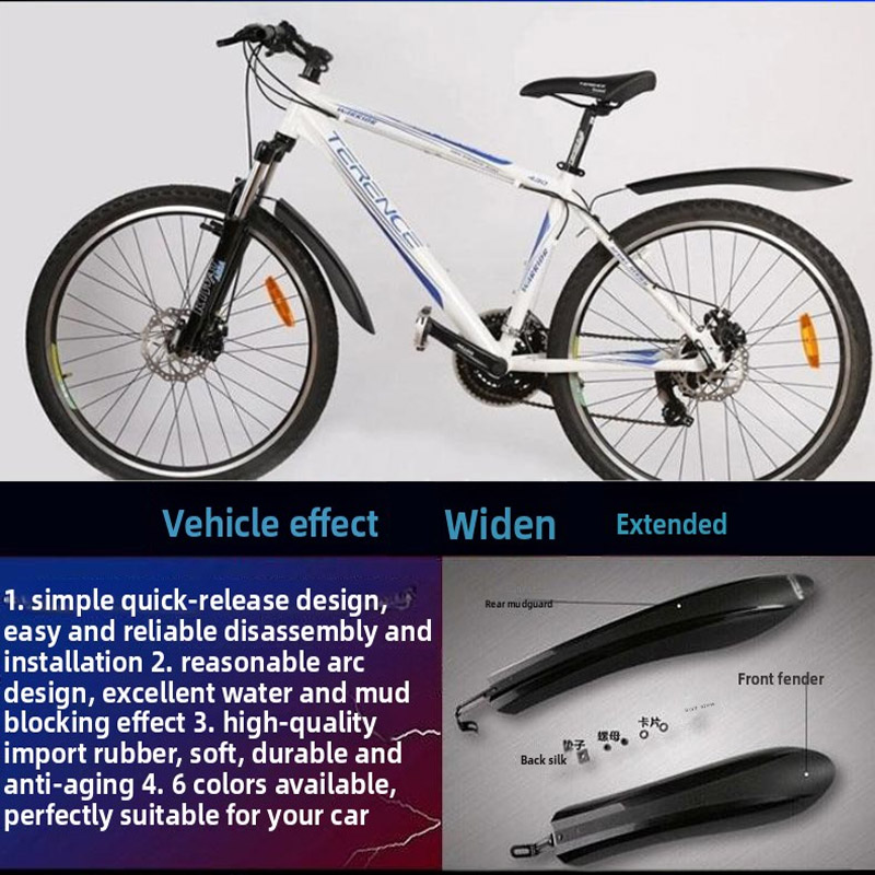 Conjunto de para-lamas para bi - Fender Mudguard Set avaliação e preço